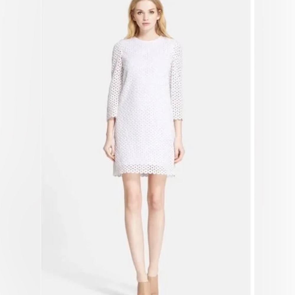 White Kate Spade shift dress